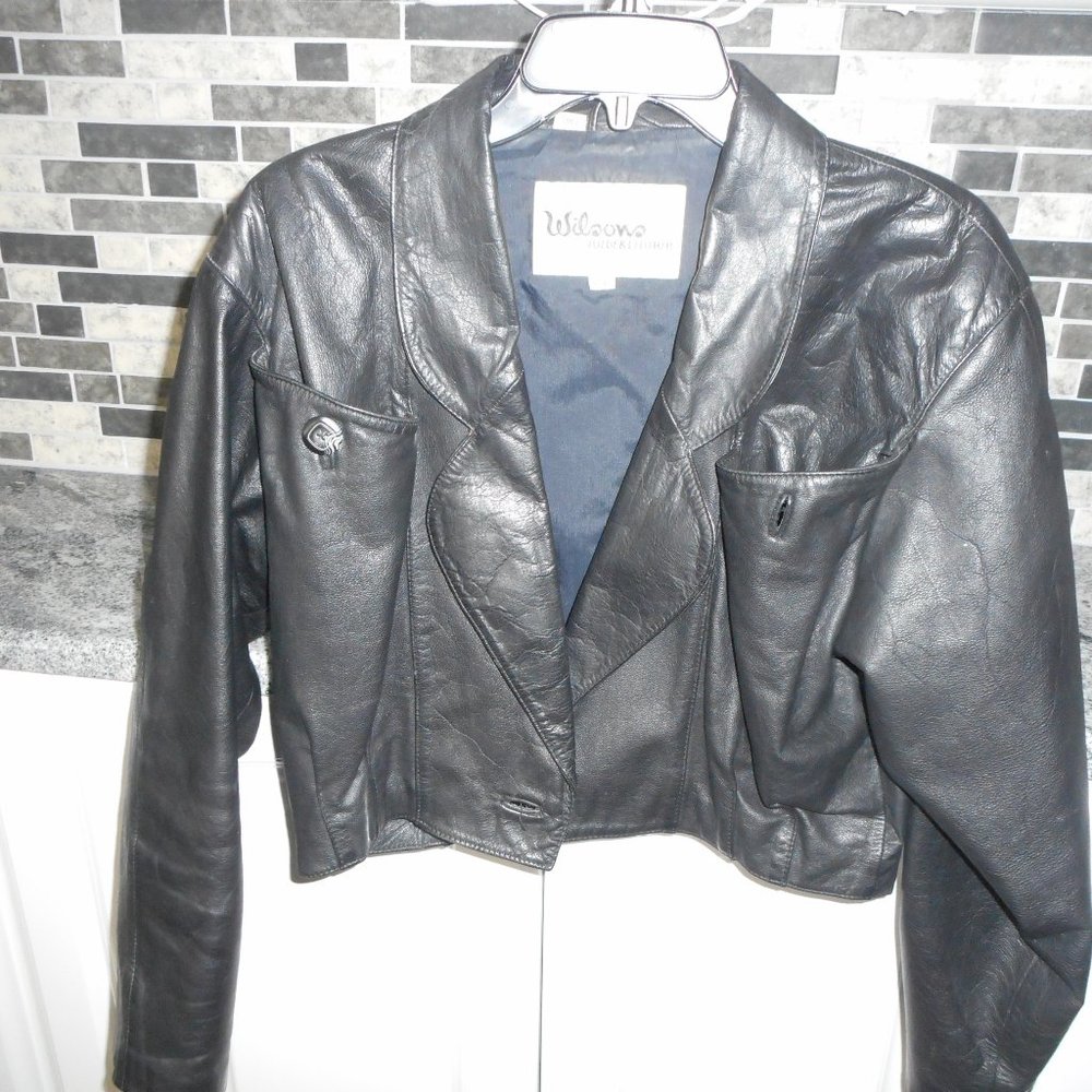 Women's leather jacket by Wilson